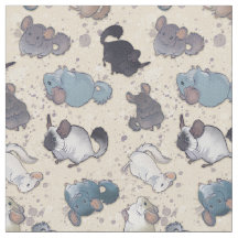 Cute Chinchilla Scatter De Mignons Animaux Sur Crè
