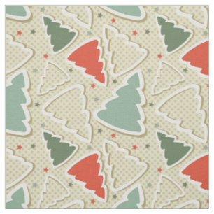 Tissu Cute Christmas Trees