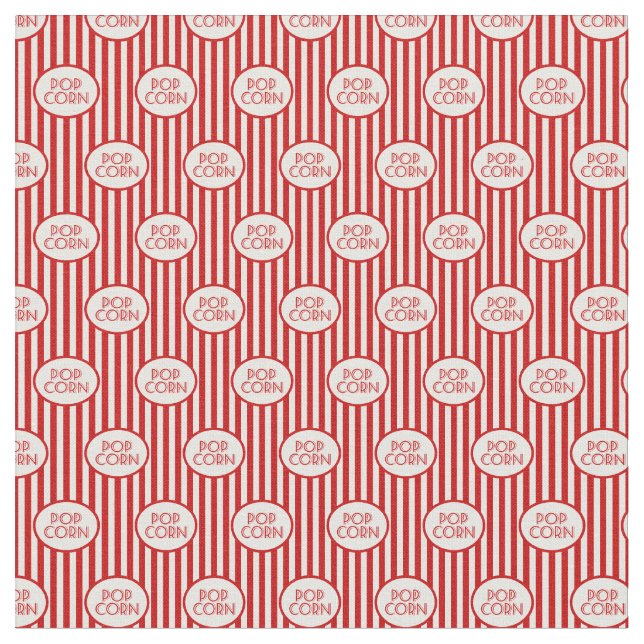 Tissu Cute cinéma cinéma pop maïs matériel motif (Fermer)