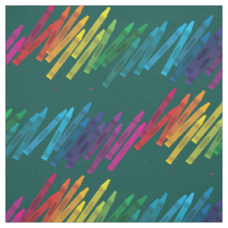 Tissu Cute Crayons Kids Art School Fournitures