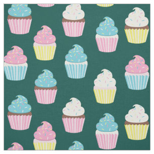 Tissu Cute Cupcakes Kids Bakery Traitements
