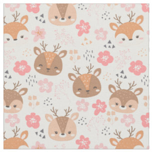 Tissu Cute Deer