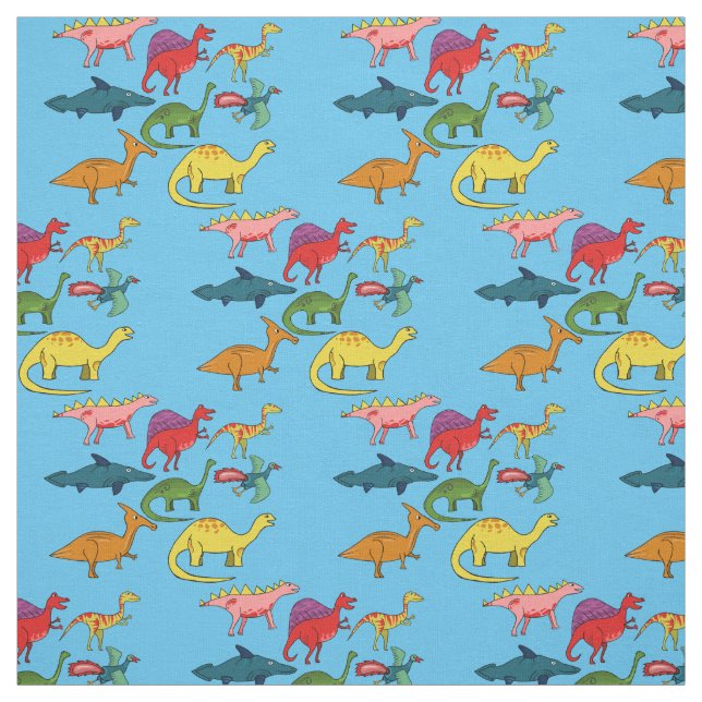 Tissu Cute Dinosaur Collection Thunder_Cove (Échantillon)