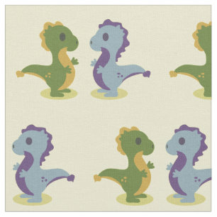 Tissu Cute Dinosaur Paire Thunder_Cove