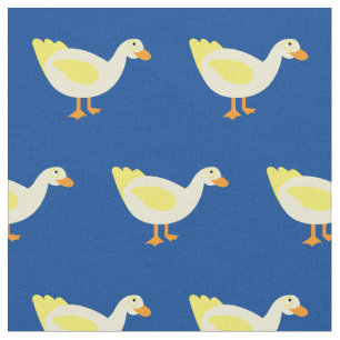 Tissu Cute Duck Kid Baby Nursery Blue