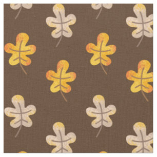 Tissu Cute Fall Feuaves Motif