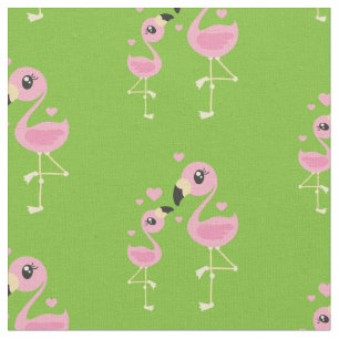 Tissu Cute Flamant rose Baby Nursery Décor Fabric
