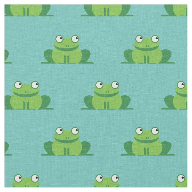 Tissu Cute Frogs Enfants Baby Nursery (Fermer)