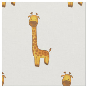 Tissu Cute Giraffe Animal de la pépinière Safari Wild