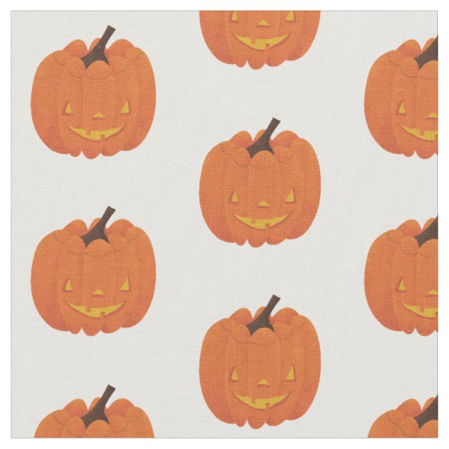 Tissu Cute, illustrée jack o' lanterne citrouille (Fermer)