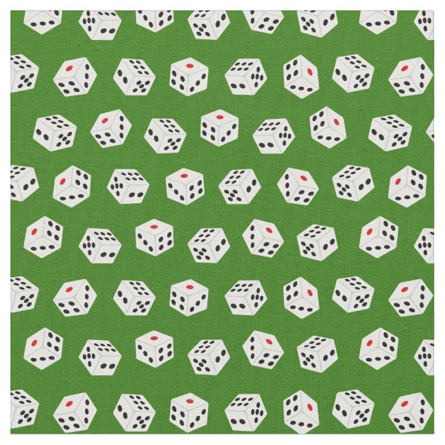 Tissu Cute jeu de dés motif (Fermer)