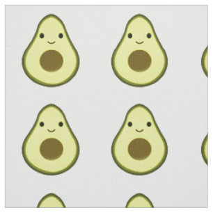 Tissu Cute Kawaii Avocado