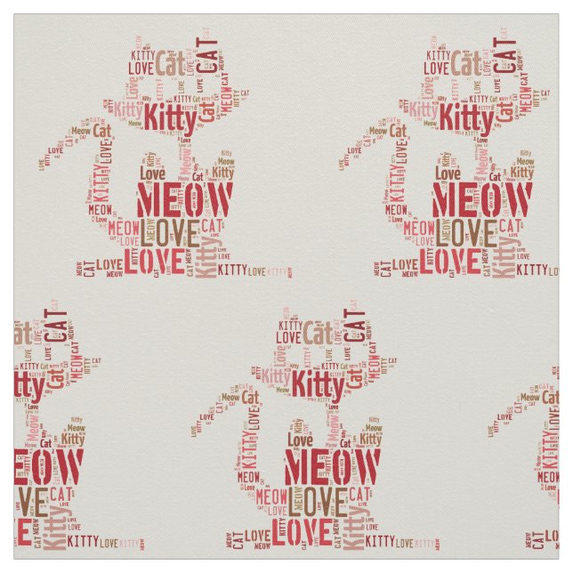 Tissu Cute Kitty Fabricants de chats - Coton & Linge (Échantillon)