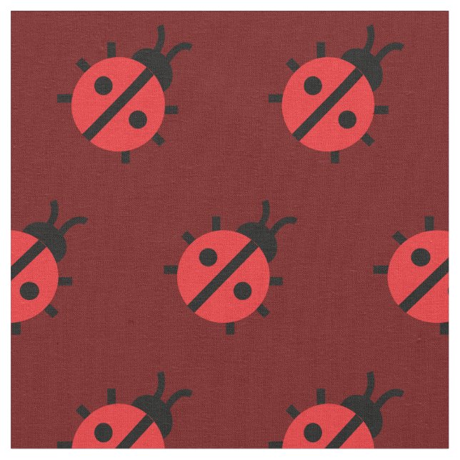 Tissu Cute Lady Bug Enfant Bébé Nourriture Bug Insect Ro (Fermer)