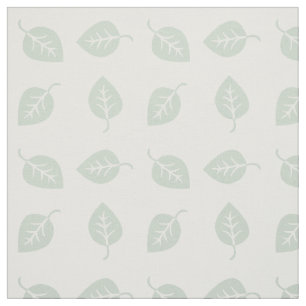 Tissu Cute Motif feuille de menthe