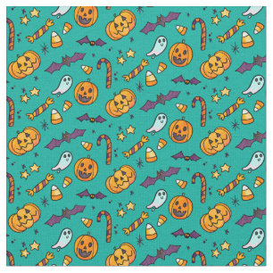 Tissu Cute Motif Halloween