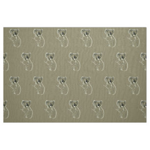 Tissu Cute Ours Koala