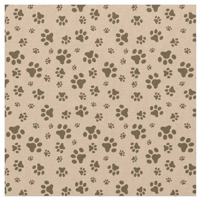 Tissu Cute ours patte motif camper matériel cabine (Fermer)