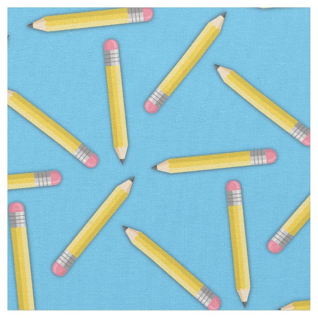 Tissu Cute Pencils Fournitures scolaires Artisanat (Fermer)