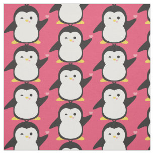 Tissu Cute Penguin