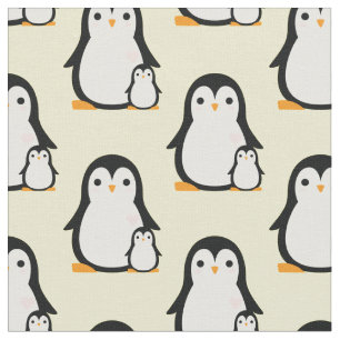 Tissu Cute Penguin Baby Nursery Room Décoration
