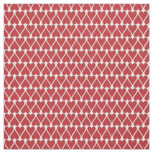 Tissu Cute Valentine's Day Hearts Motif