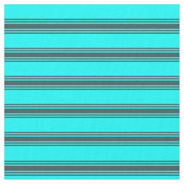 Tissu Cyan & Ardoise foncée Gris Lignes/Motif  (Fermer)