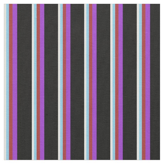 Tissu Cyan clair, bleu ciel, Brown, orchidée foncée et n (Fermer)