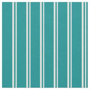 Tissu Cyan clair et cyan foncé Motif rayé de couleur