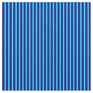 Tissu Cyan et Motif bleu foncé