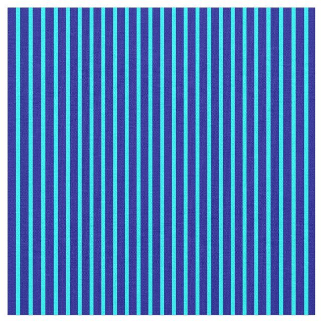 Tissu Cyan et Motif bleu foncé (Fermer)