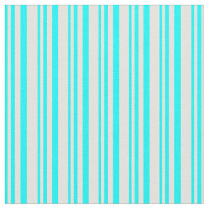 Tissu Cyan et rayures jaunes claires