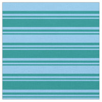 Cyan foncé et ciel bleu clair Motif des rayures