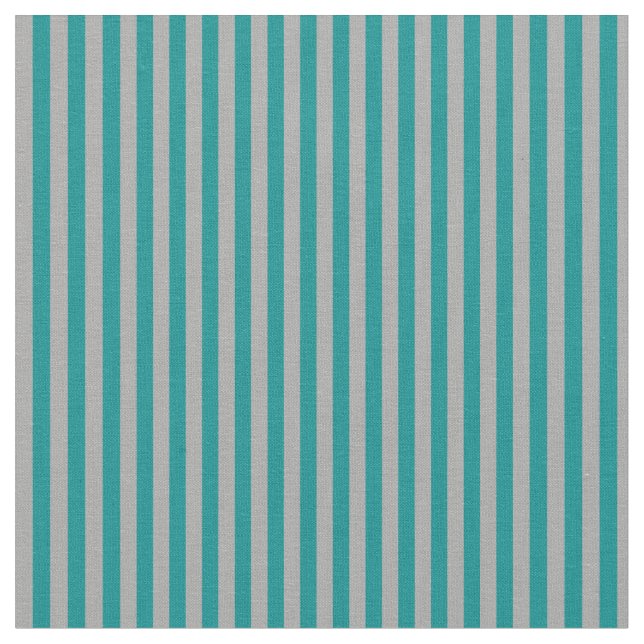 Tissu Cyan foncé et Gris foncé rayures de couleur (Fermer)