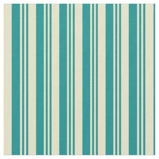 Tissu Cyan foncé et Motif or pâle (Fermer)