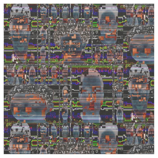 Tissu Cyberdazze Hyperface Fabric #1 Anti-Reconnaissance (Fermer)