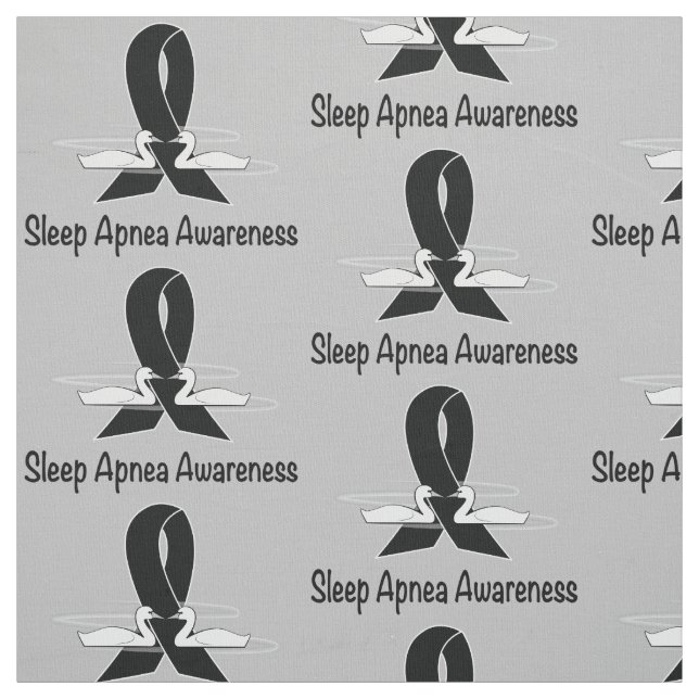 Tissu Cygnes de ruban de conscience d'apnée du sommeil (Échantillon)