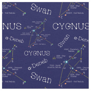 Tissu Cygnus de constellation de l'hémisphère nord