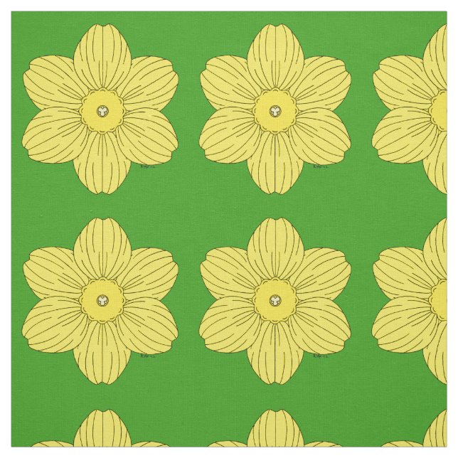 Tissu Daffodique héraldique (Échantillon)