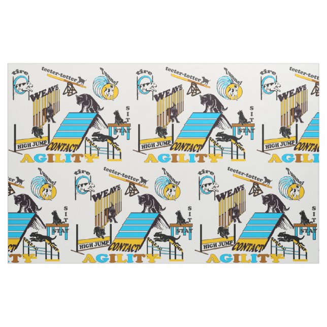 Tissu d'agilité pour les amoureux de les chiens (Yard)