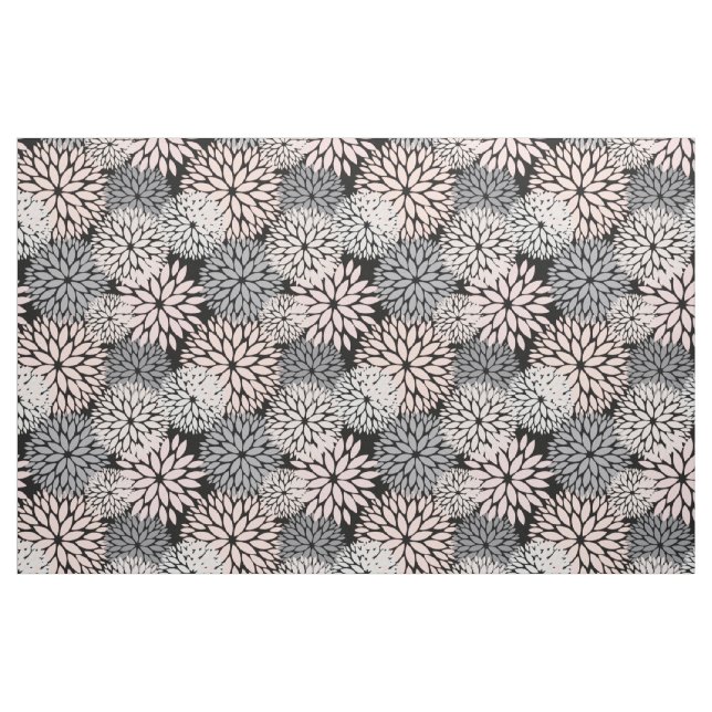 Tissu Dahlia rose gris (Fat Quarter)