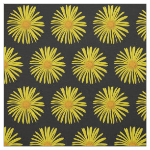 Tissu Daisy jaune