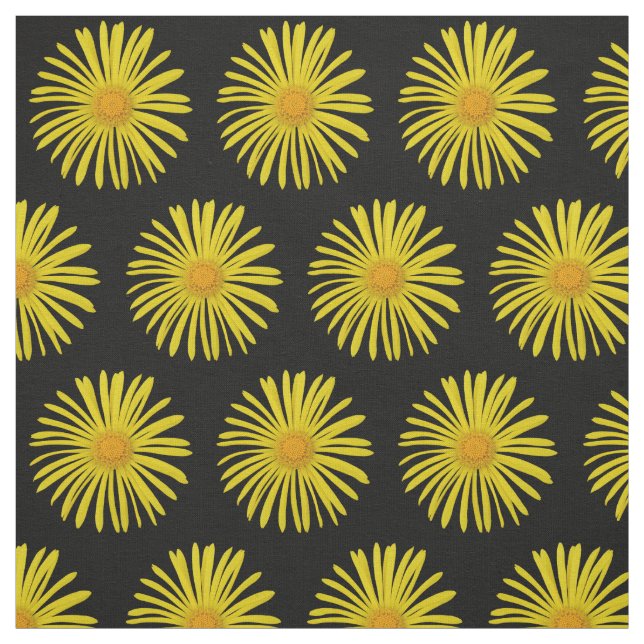 Tissu Daisy jaune (Échantillon)
