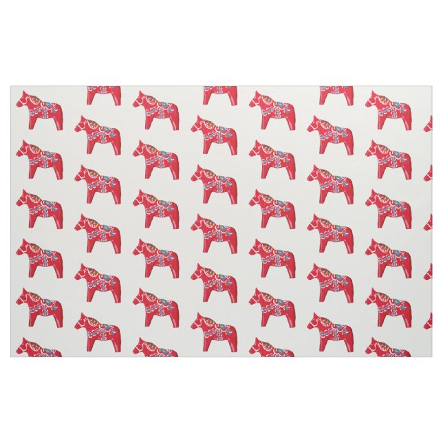 Tissu Dala Horse Fabric par Julia Morrill (Fat Quarter)