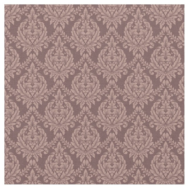 Tissu Damas de cacao (Fermer)