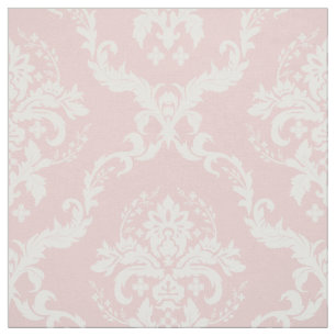 Tissu Damas florales blanches Custom Pastel Arrière - pl
