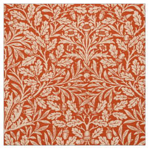 Tissu Damas florales de style Art nouveau, Mandarin Oran