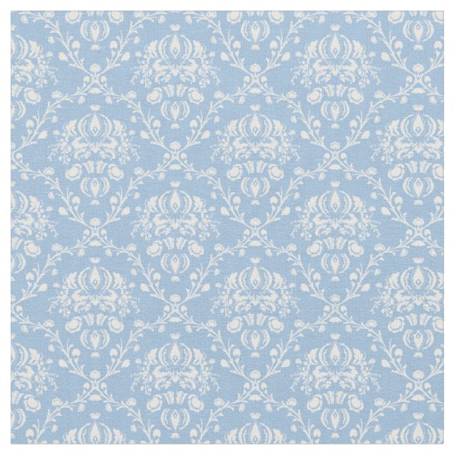 Tissu Damassé de bleu de ciel (Fermer)