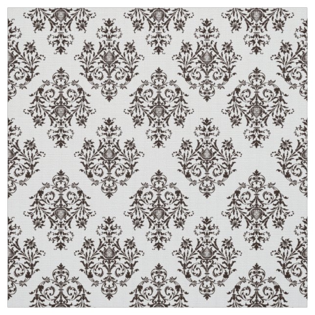 Tissu damassé de couleur baroque (Échantillon)