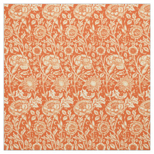Tissu Damassé d'oeillet de Nouveau d'art, mandarine